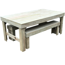 Load image into Gallery viewer, Bench and table set