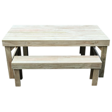 Load image into Gallery viewer, Bench and table set